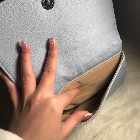 Blue cross body bag - Picture 4 of 8